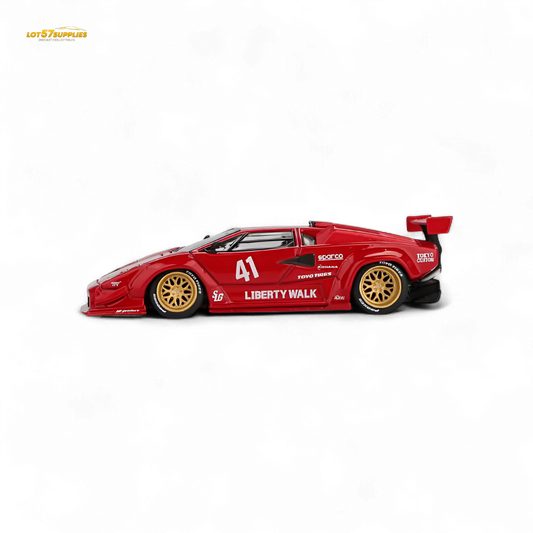 Mini GT Lamborghini Countach LB-WORKS Red 1:64