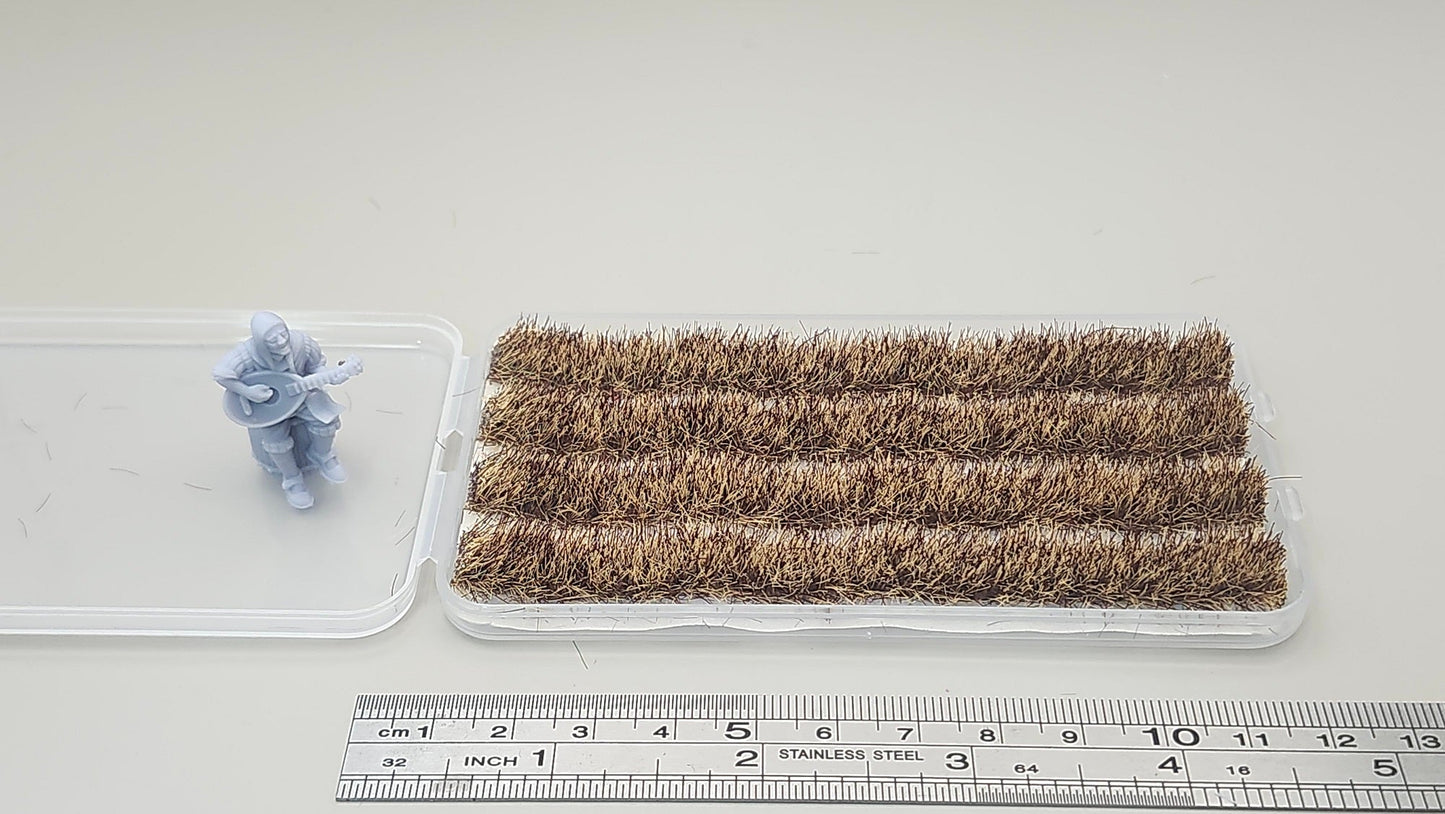 JHT - Winter Strip Grass Tufts - Self Adhesive Grass Tufts - 8mm height x 108mm long 4per pack