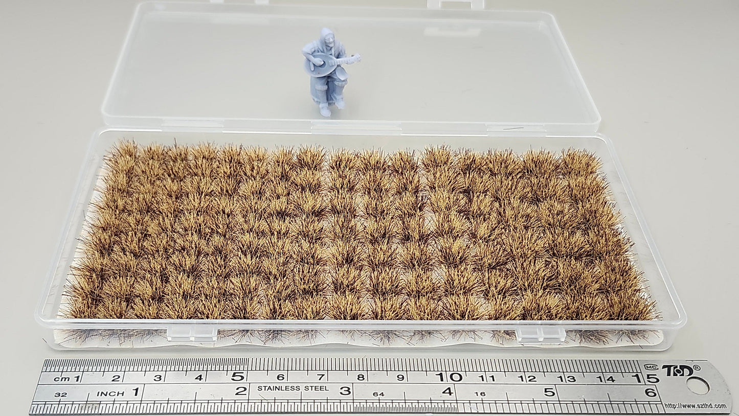 JHT - Winter Model Grass Clusters - Self Adhesive Grass Tufts - 8mm height x 8/10/12mm round base