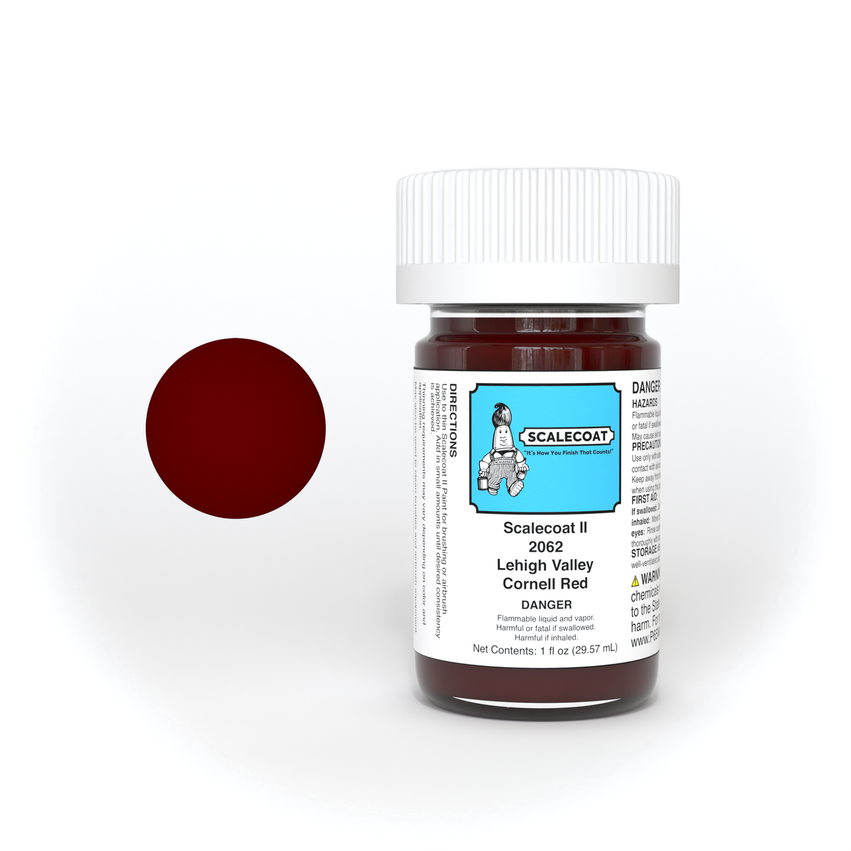 Scalecoat II Lehigh Valley Cornell Red 1oz - 2062