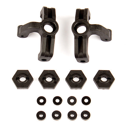 Team Associated ASC21508 Steering Blocks Wheel Hexes