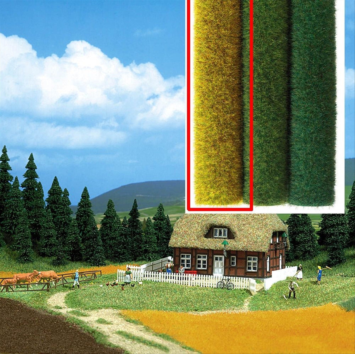 Busch 7214 HO Scale Grass Mat, Grain Field, 50 x 40cm