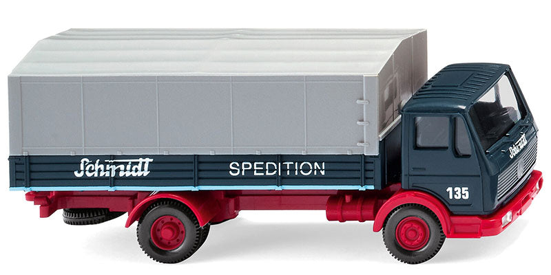 Wiking 043703 1/87 Mercedes-Benz NG Flatbed Truck, Spedition Schmidt