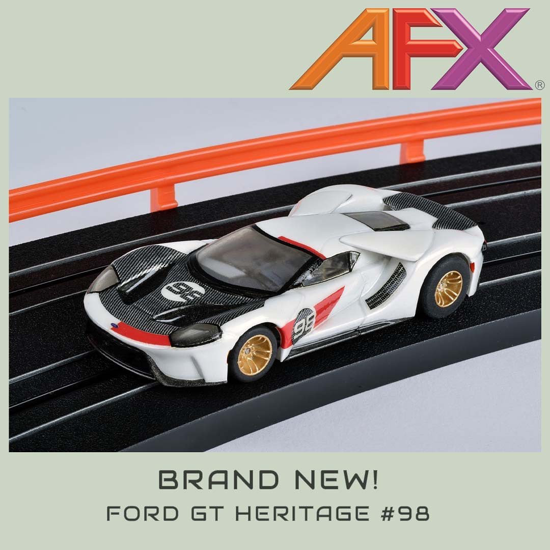 AFX 22044 Ford GT Heritage #98 Mega G+ Ho slot car AFX22044 MegeG+