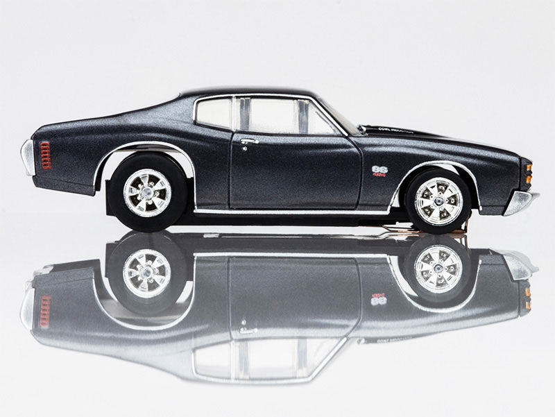 AFX 1972 Chevelle SS454 Black 22087 HO Scale Slot Car MegaG Mega G+