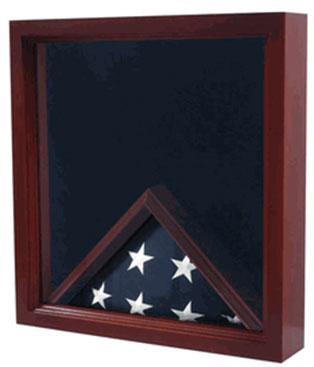 Flag Combination Flag Medal Award Display Case