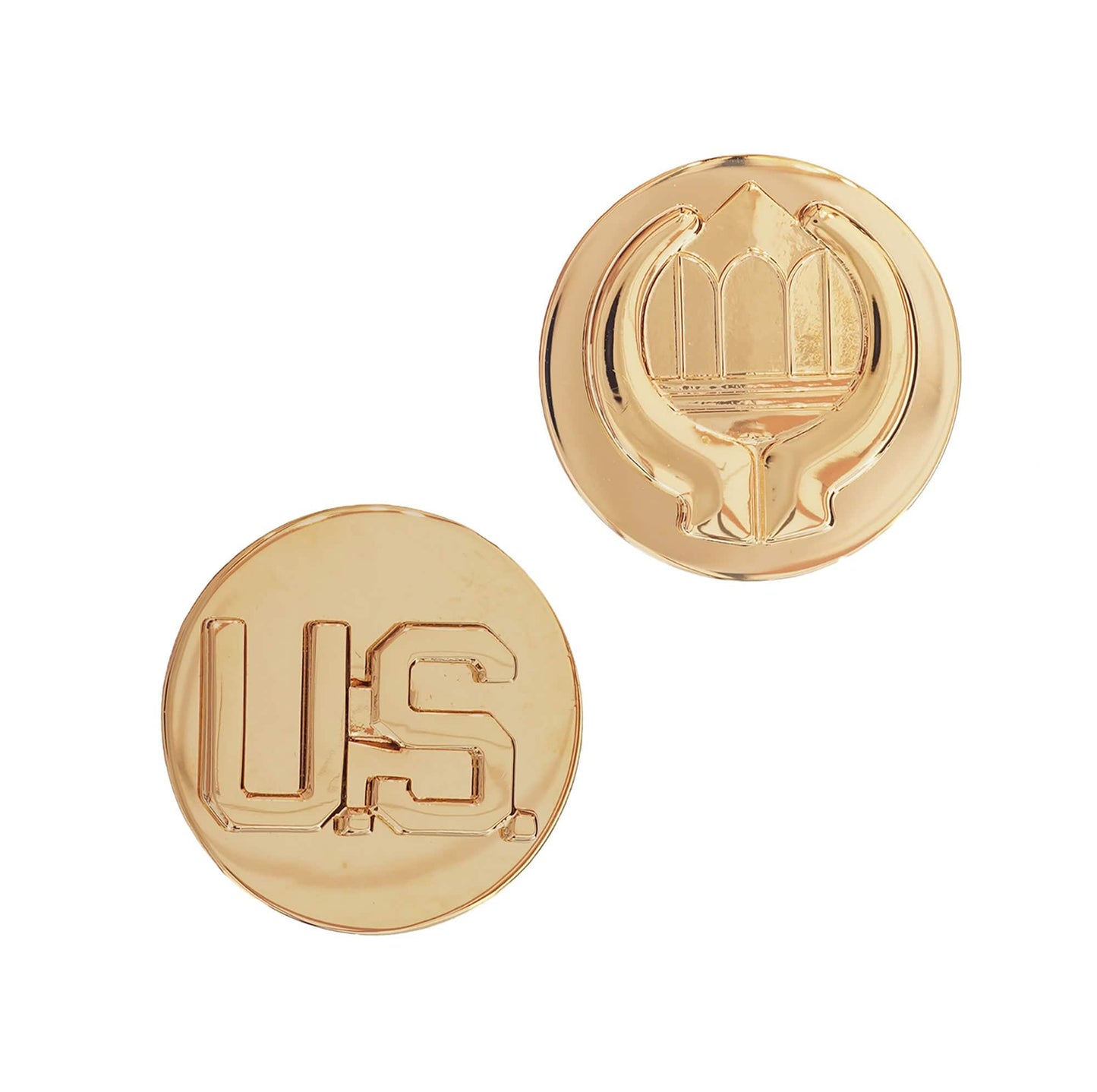 U.S. Army Enlisted Chaplain Assistant & U.S. STA-BRITE® Pin-on (pair)