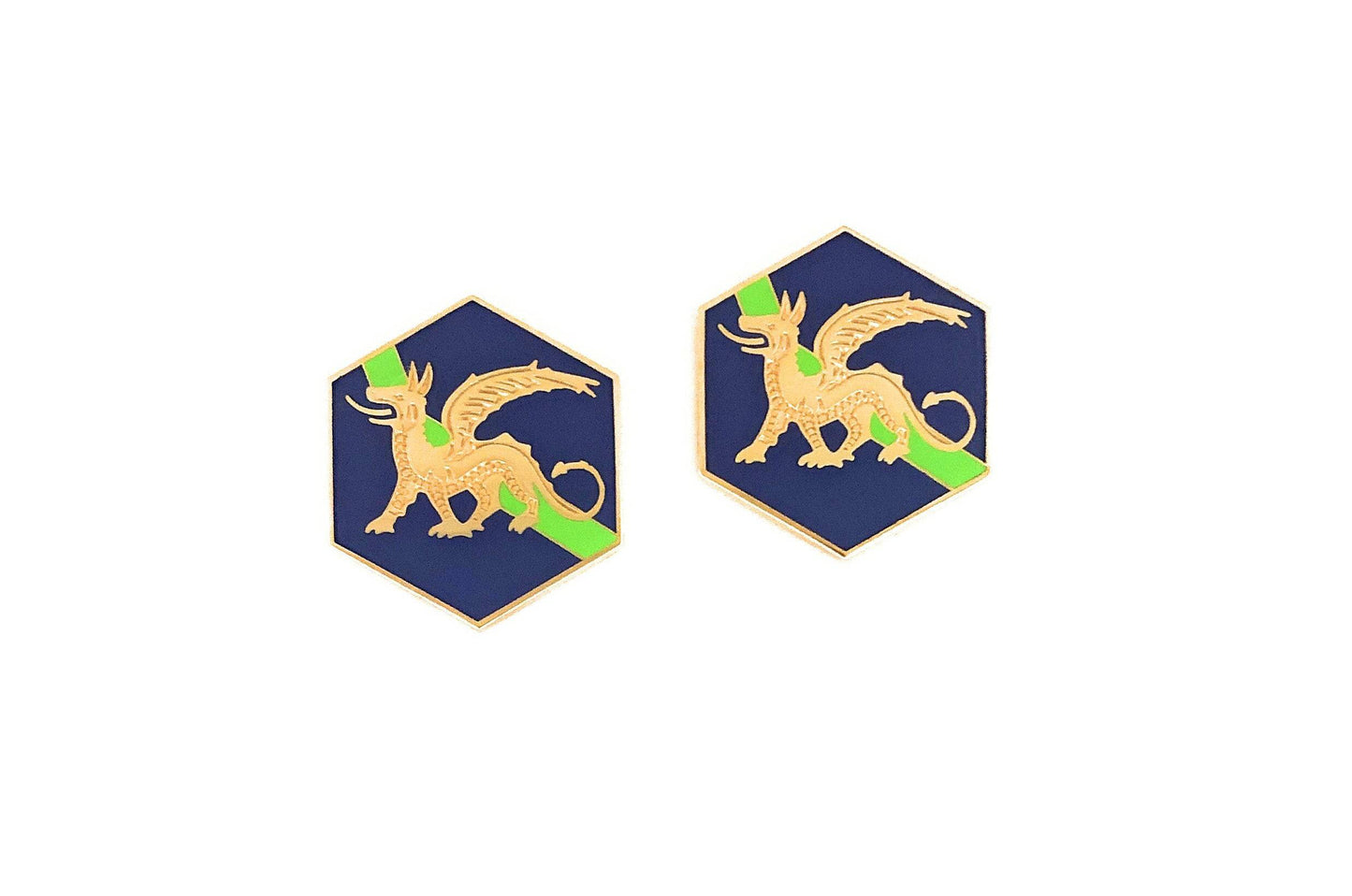 U.S. Army 22nd Chemical Battalion Unit Crest (Pair)
