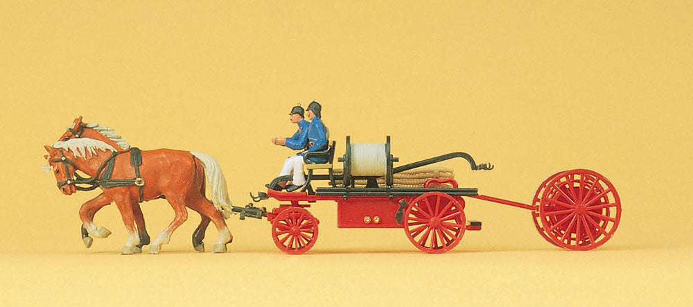 Preiser 30425 HO Horse-Drawn Fire Hand Pumper