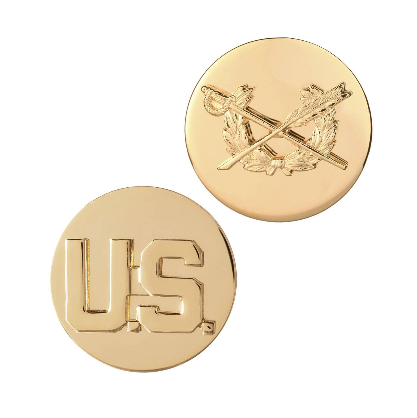 U.S. Army Enlisted Judge Advocate & U.S. STA-BRITE® Pin-on (pair)