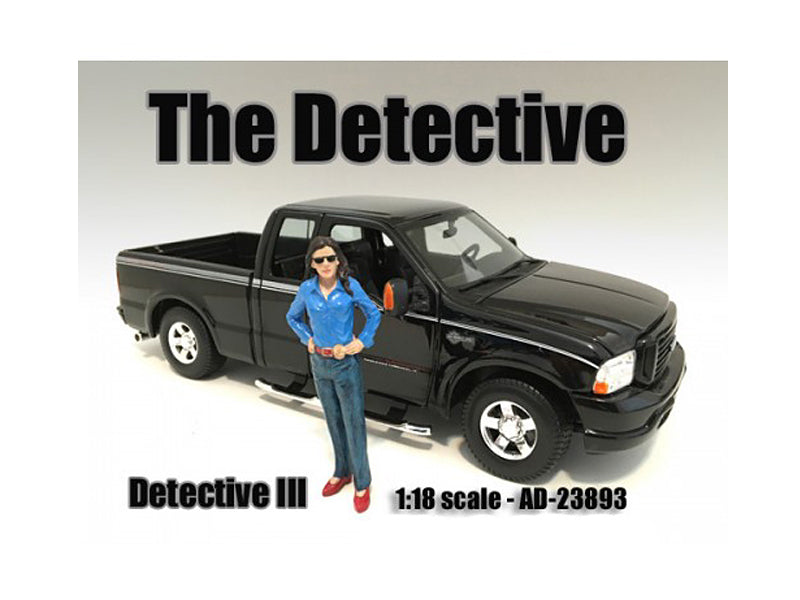 "The Detective #3" Figure For 1:18 Scale Models by American Diorama free shipping USA