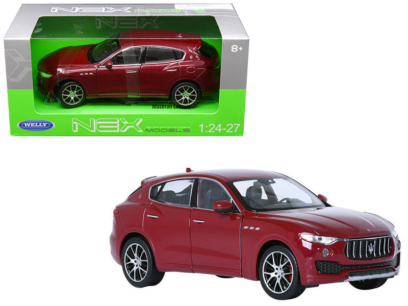 Maserati Levante Red 1/24 - 1/27 Diecast Model Car by Welly free shipping USA