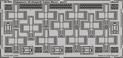 Eduard 36058 1/35 Armor- Flakpanzer 38 (Gepard) Ammo Boxes for ITA