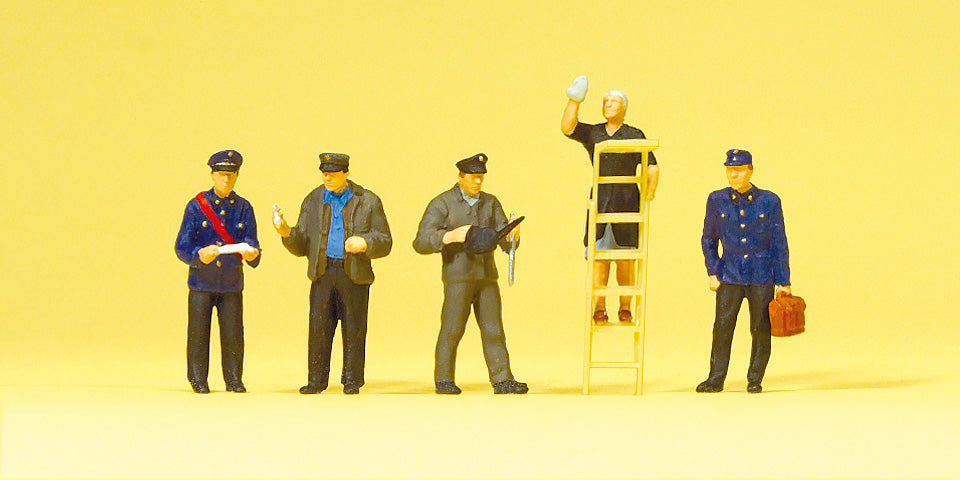 Preiser 10558 HO Scale Railroad Personnel Era III Figures