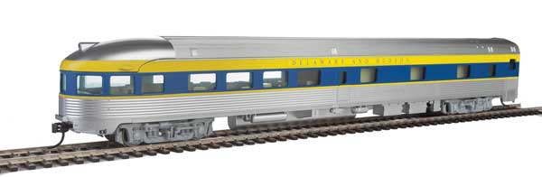 Walthers Mainline 910-30363 HO Scale 85' Budd Observation RTR D&H