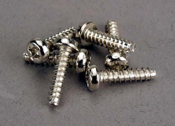 Traxxas 2676 Roundhead Screw 3x12mm (6) Rustler Stampede