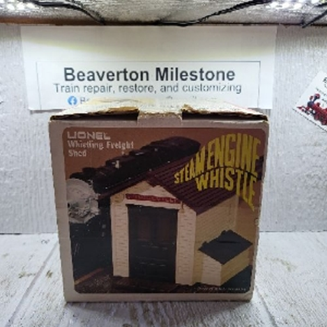 LIONEL WHISTLING FREIGHT SHED, 76-87