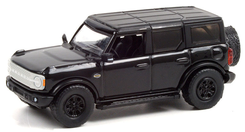 Greenlight 28070-F 1/64 Scale 2021 Ford Bronco Wildtrak Black Bandit Series 25