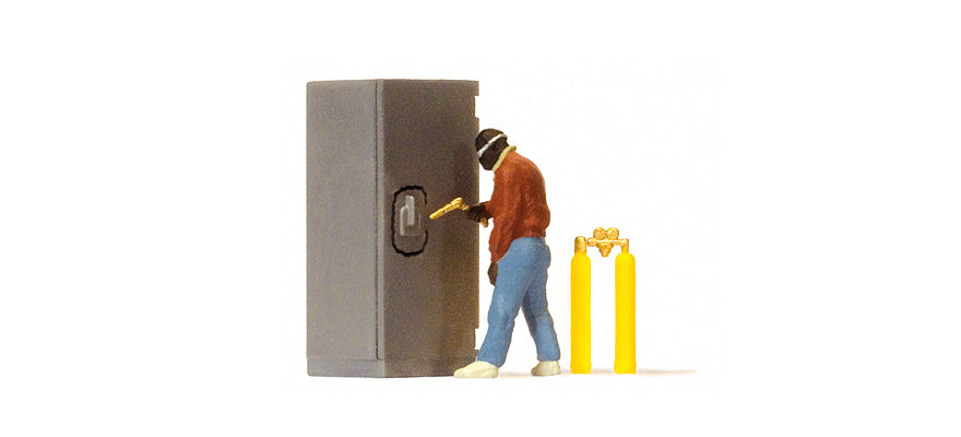 Preiser 29104 HO Scale Safecracker Figure