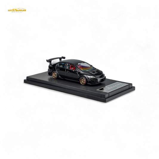 MicroTurbo FD2 J'S Racing Metallic Black 1:64