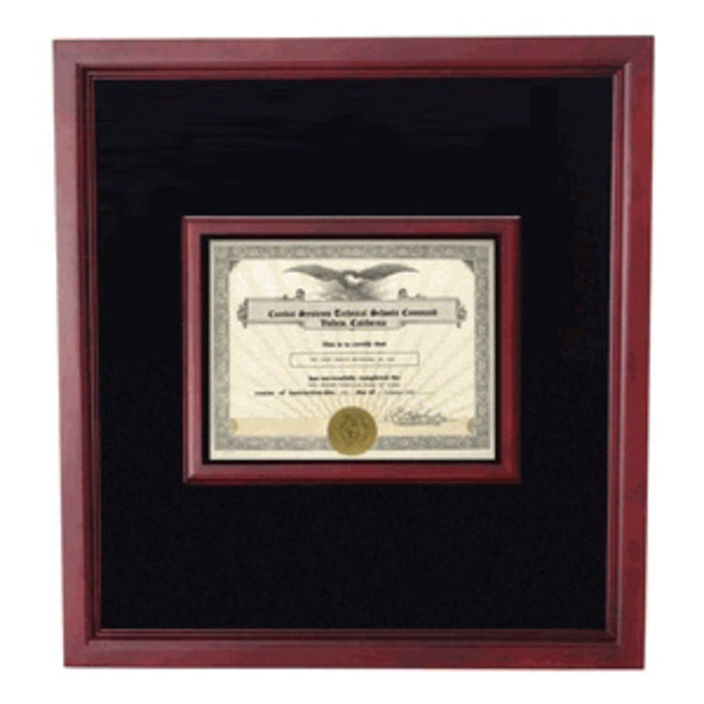 Extra Large Award Display cherry wood for medals and pins.
