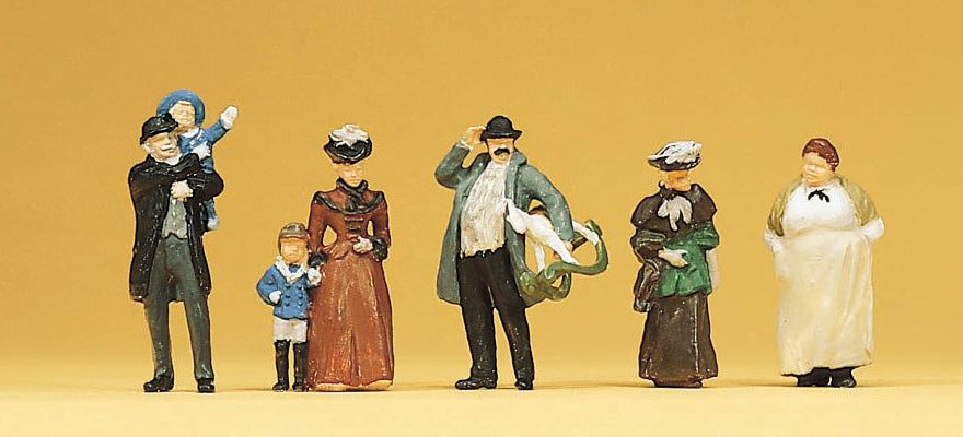 Preiser 12176 HO Scale 1900s Passers-By Figure Set