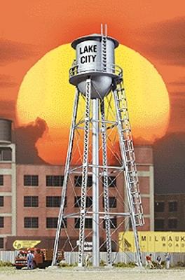 Walthers Cornerstone 2826 HO Scale City Water Tower Silver