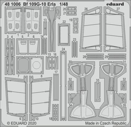 Eduard 481006 1/48 Aircraft- B109G10 Eria for EDU