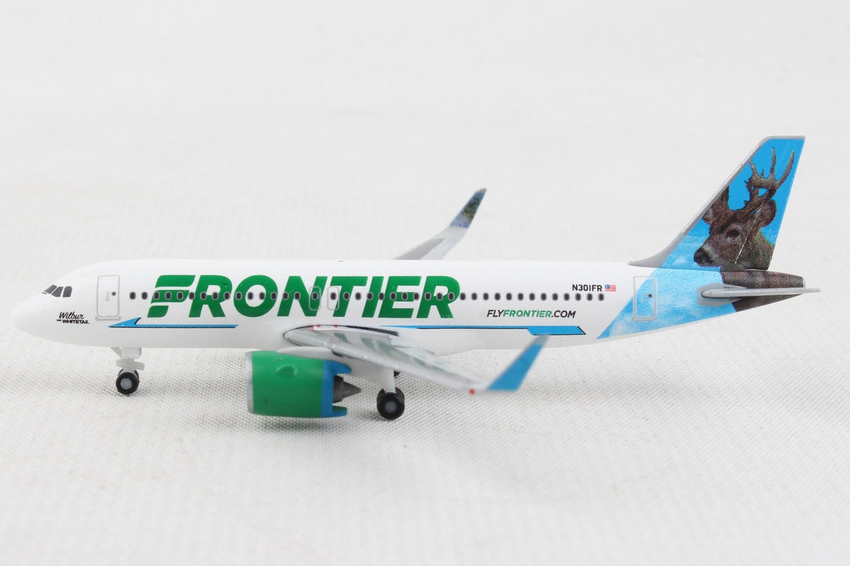Herpa Wings 1/796 HE534833 Herpa Frontier A320Neo 1/500 Wilbur The Whitetail (**)