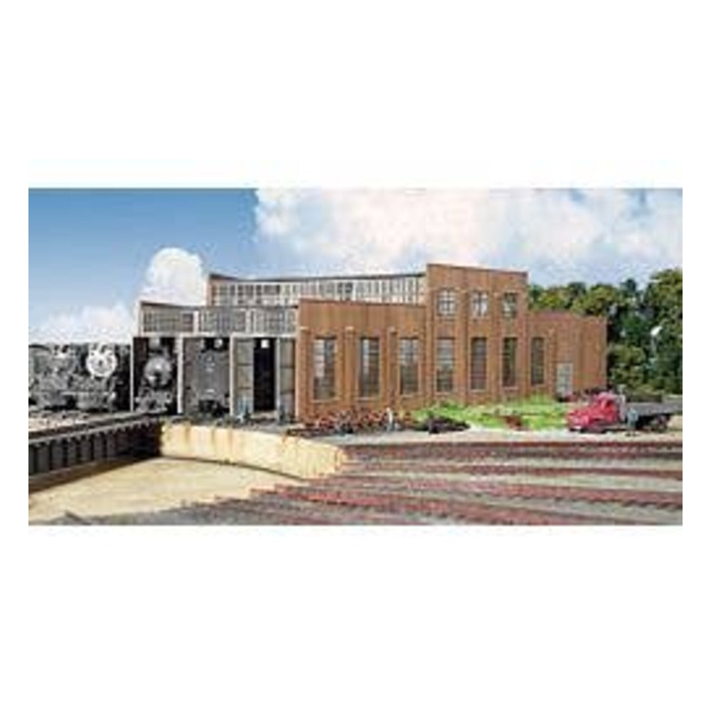 Walthers Cornerstone 933-2900 HO 3-Stall Modern Roundhouse Kit