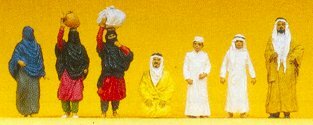 Preiser 74004 1:100 Scale Arabs Figure Set
