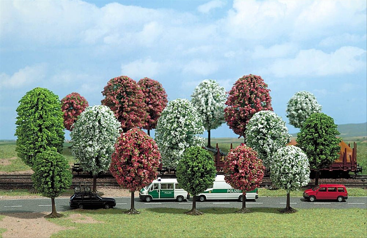 Busch 6484 HO Scale Spring Trees, Pack of 16