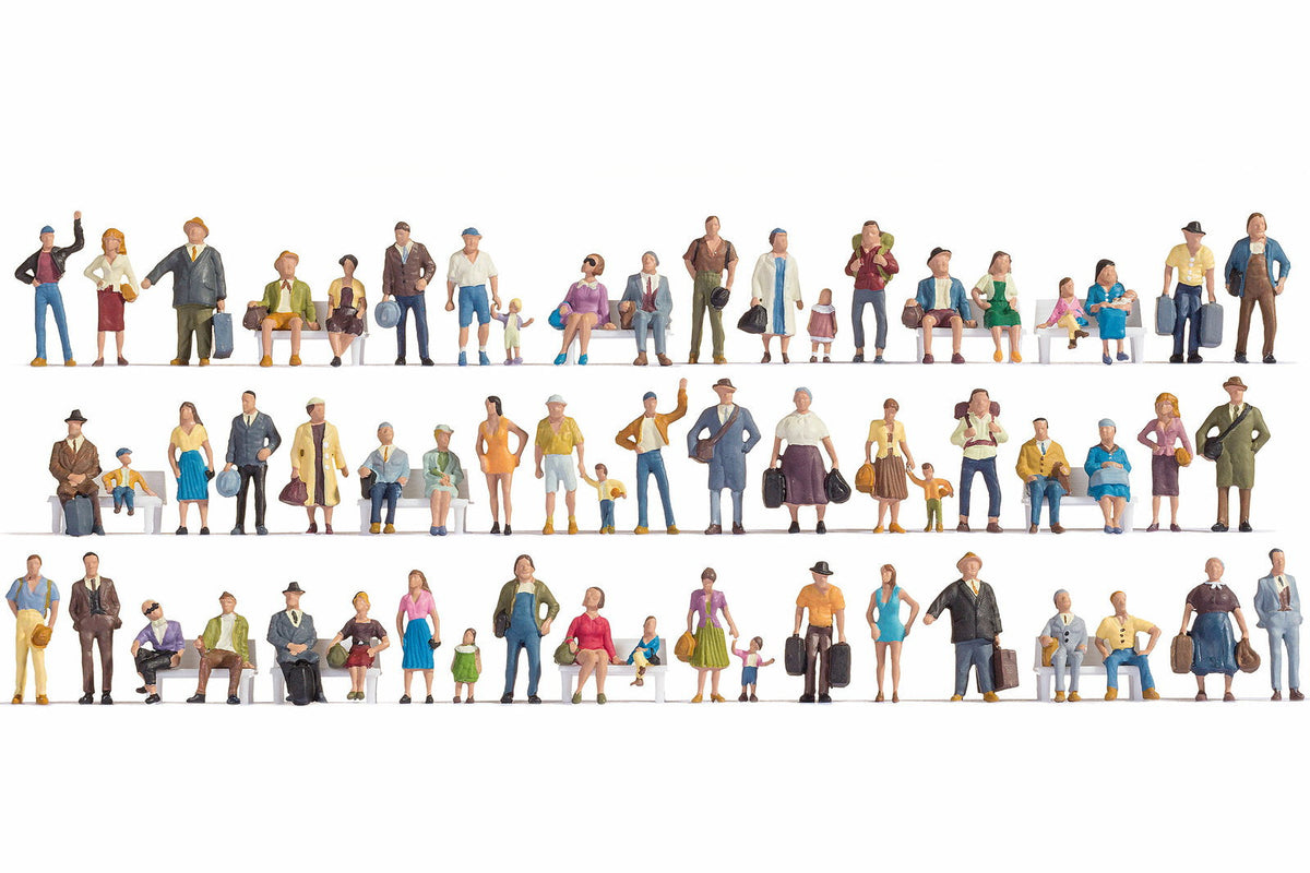Noch 46070 TT Scale Mixed Figures Mega Set, pkg(60)