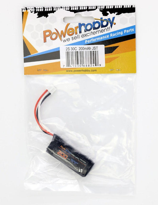 Powerhobby 2S 200mah 25c Lipo Battery : E-flite UMX