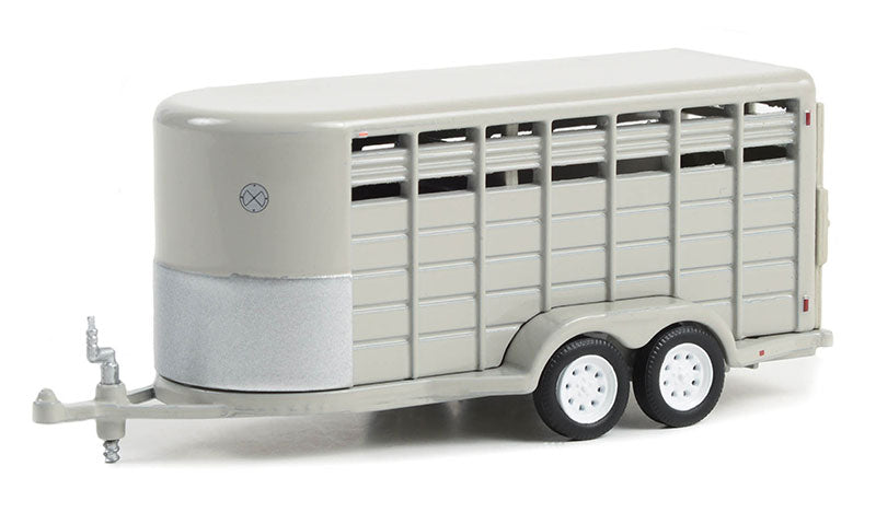 Greenlight 30424 1/64 Scale 14' Livestock Trailer