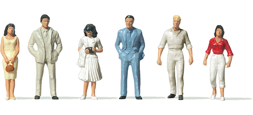 Preiser 14022 HO Scale Passers-By Pedestrian Figure Set
