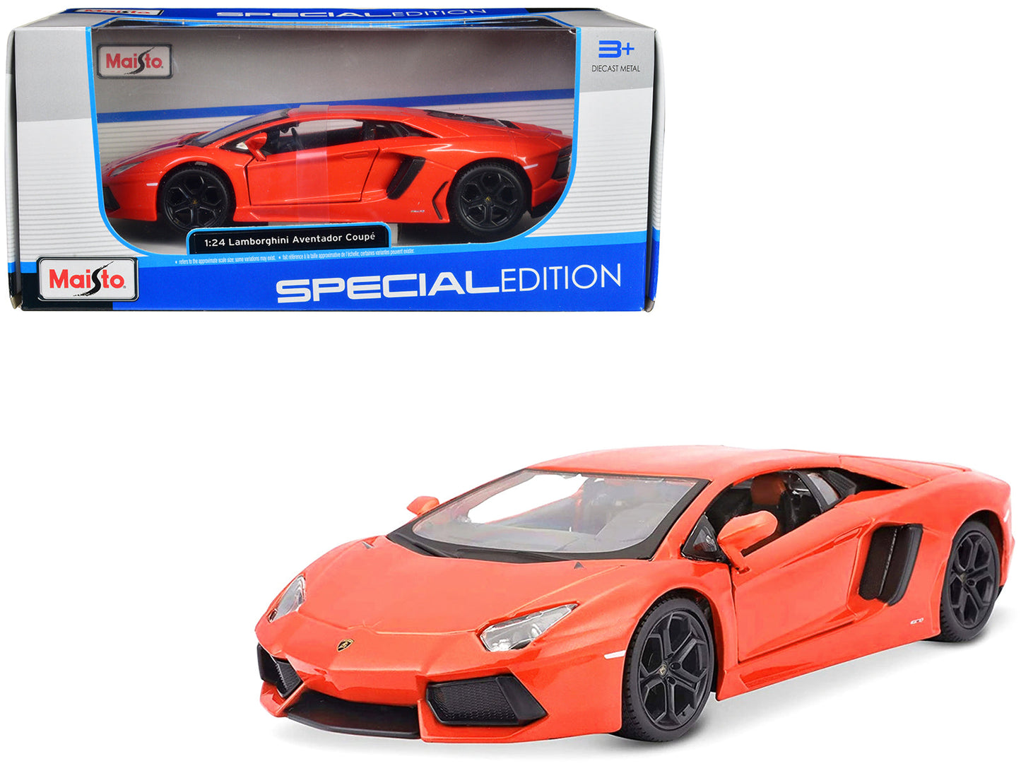 Lamborghini Aventador LP700-4 Orange 1/24 Diecast Model Car by Maisto free shipping USA