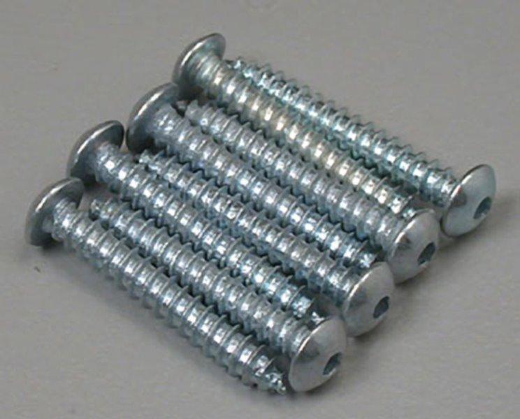 Great Planes GPMQ3126 Button Head Sheet Metal Screws 4x3/4" (8)