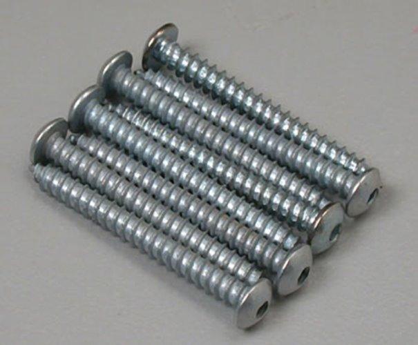 Great Planes GPMQ3128 Button Head Sheet Metal Screws 4x1" (8)