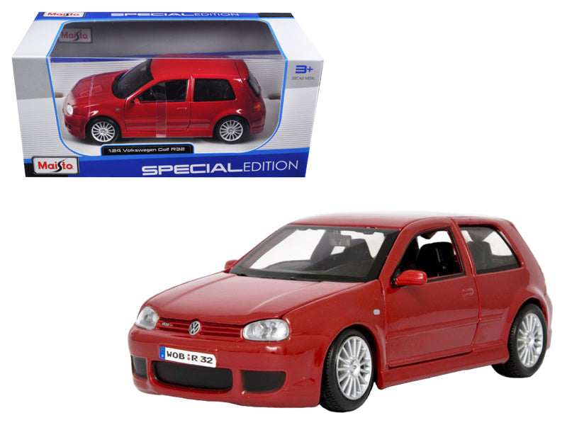 Volkswagen Golf R32 Red 1/24 Diecast Model Car by Maisto free shipping USA