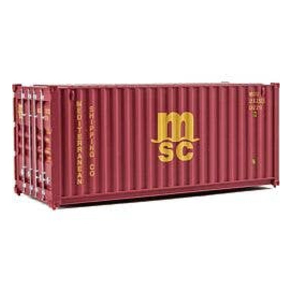 Walthers SceneMaster 949-8059 HO 20' Corrugated Container - MSC