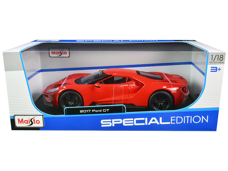 2017 Ford GT Red with Black Wheels "Special Edition" 1/18 Diecast Model Car by Maisto free shipping USA