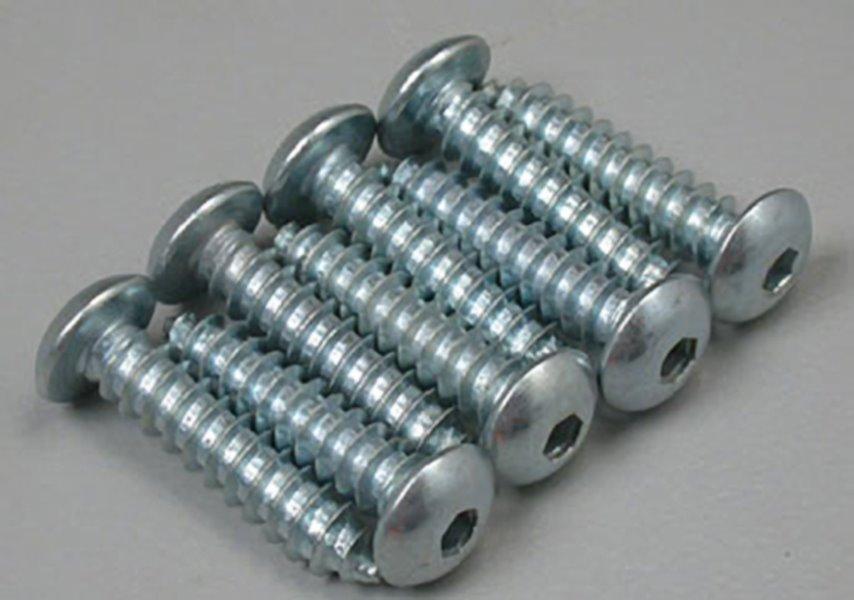 Great Planes GPMQ3138 Button Head Sheet Metal Screws 8x3/4" (8)