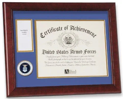 United States Air Force Medal and Award Frame.