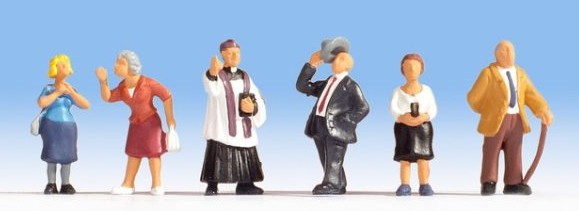 Noch 15577 HO Church Goers (Parishioners) & Priest (6)