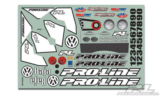 Pro-Line 3238-63 VW Full Fender Baja Bug Clear Body Slash
