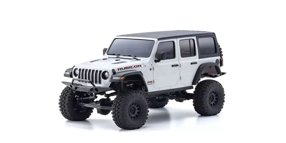 Kyosho 32536W MINI-Z 4x4 ReadySet Jeep Wrangler Unlimited Rubicon Bright White