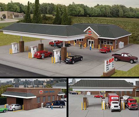 Walthers Cornerstone 3538 HO Modern Travel Center Kit