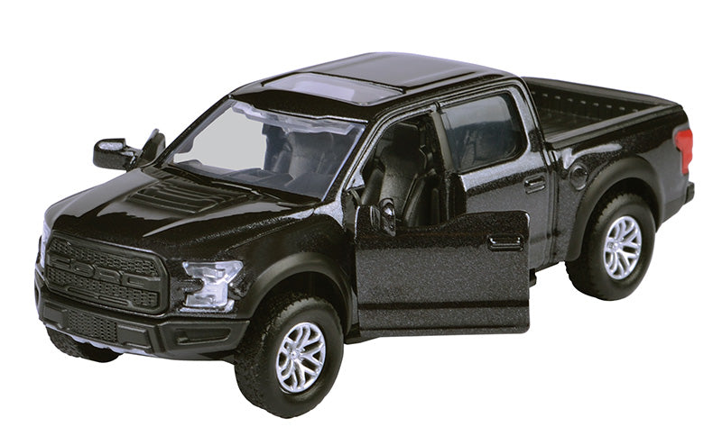Motormax 73672AL-BK 2017 Ford F-150 Raptor Crew Cab, Black