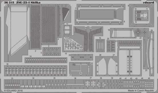 Eduard 36341 1/35 Armor- ZSU23-4 Shilka for MGK